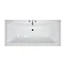 Ideal Standard White 1700 x 800mm 0TH Double Ended Idealcast Bath Large Image