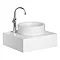 Ideal Standard White Round 40cm 0TH Vessel Basin  Profile Large Image