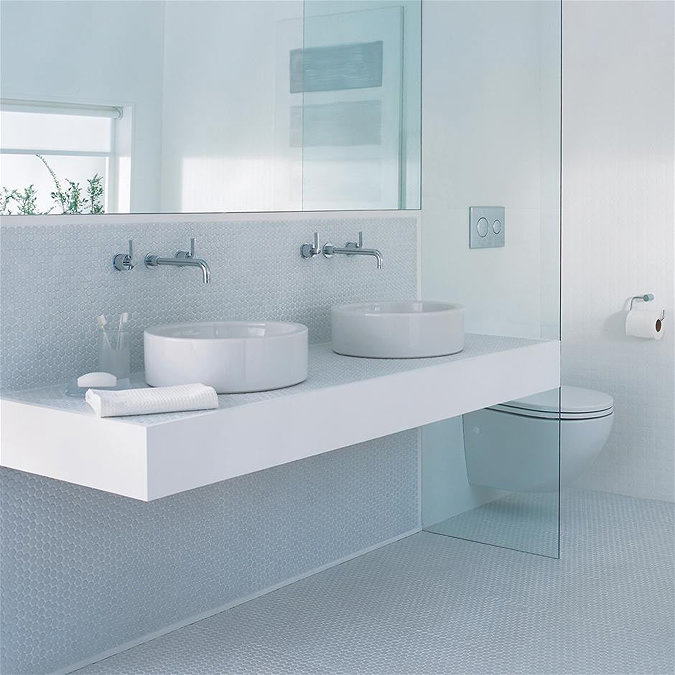 Ideal Standard White Round 40cm 0TH Vessel Basin  Standard Large Image