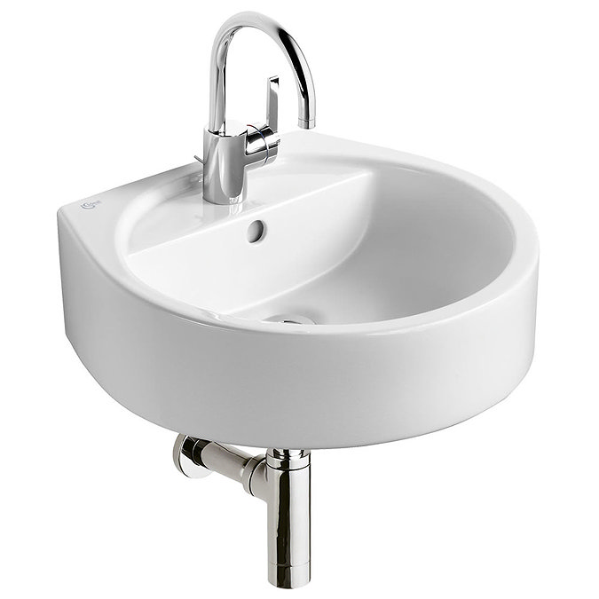 Ideal Standard White Round 50cm 1TH Basin Large Image