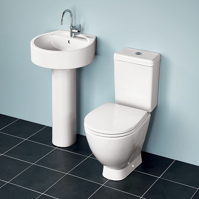 Ideal Standard White Toilet Seat & Cover  Standard Large Image