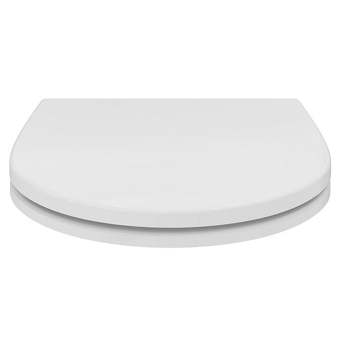Ideal Standard White Toilet Seat & Cover  In Bathroom Large Image