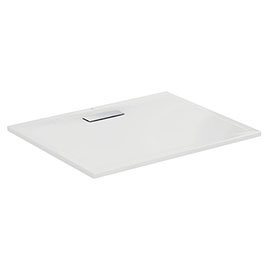 Ideal Standard White Ultraflat New Rectangular Shower Tray + Waste Medium Image