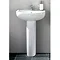 Impact 550 Ceramic Basin and Pedestal Set Large Image