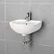 Impact 450 Ceramic Cloakroom Basin Large Image