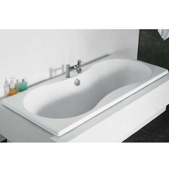 Impala 1800 x 800 Acrylic Bath Tub with Support Frame Large Image