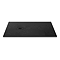 Imperia 1200 x 800mm Black Slate Effect Rectangular Shower Tray + Black Waste