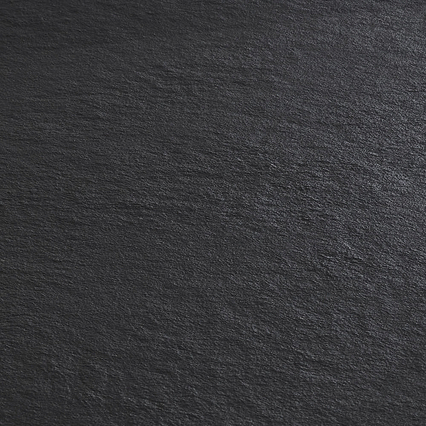 Imperia 1200 x 900mm Black Slate Effect Rectangular Shower Tray + Black Waste  Standard Large Image