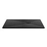 Imperia 1400 x 800mm Black Slate Effect Rectangular Shower Tray + Black Waste