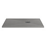 Imperia 1400 x 800mm Graphite Slate Effect Rectangular Shower Tray + Graphite Waste