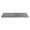 Imperia 1600 x 800mm Graphite Slate Effect Rectangular Shower Tray + Graphite Waste