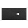 Imperia 1700 x 700mm Black Slate Effect Rectangular Shower Tray + White Waste