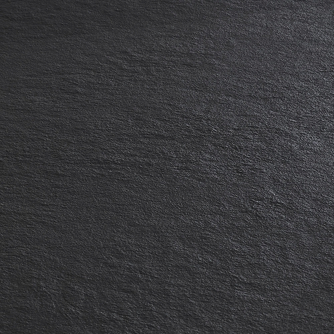 Imperia 1700 x 700mm Black Slate Effect Rectangular Shower Tray + Chrome Waste