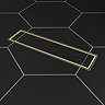 Imperia 300 Linear Tileable Cover Waste Kit Brushed Brass