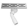Imperia 300 Linear Grid Cover Waste Kit Brushed Chrome