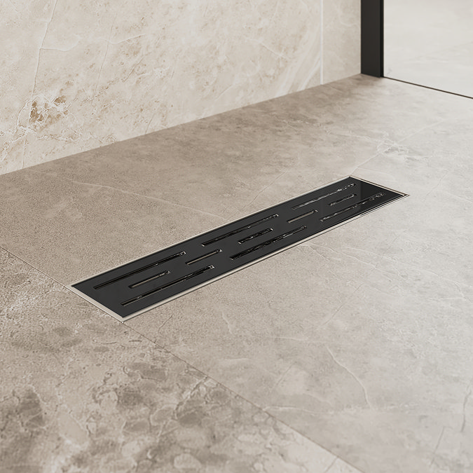 Imperia 300 Linear Grid Cover Waste Kit Matt Black