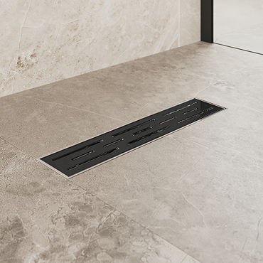 Imperia 300 Linear Grid Cover Waste Kit Matt Black