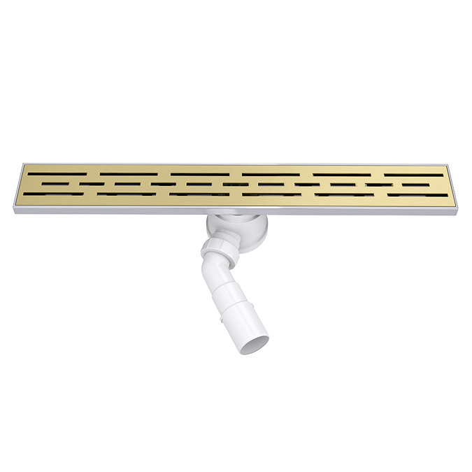Imperia 600 Linear Grid Cover Waste Kit Brushed Brass