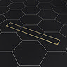Imperia 600 Linear Tileable Cover Waste Kit Brushed Brass