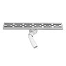 Imperia 600 Linear Grid Cover Waste Kit Brushed Chrome