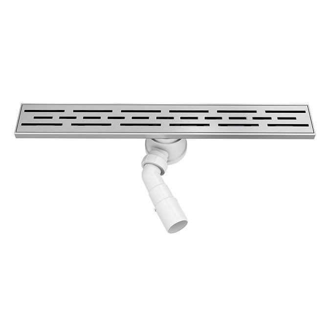 Imperia 600 Linear Wet Room Square Tray Former Kit (End Waste in Chrome)