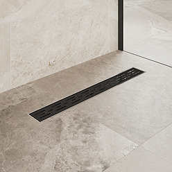 Imperia 600 Linear Grid Cover Waste Kit Matt Black