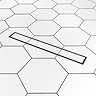 Imperia 600 Linear Tileable Cover Waste Kit Matt Black