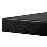 Imperia 800 x 800mm Black Slate Effect Quadrant Shower Tray + Graphite Waste