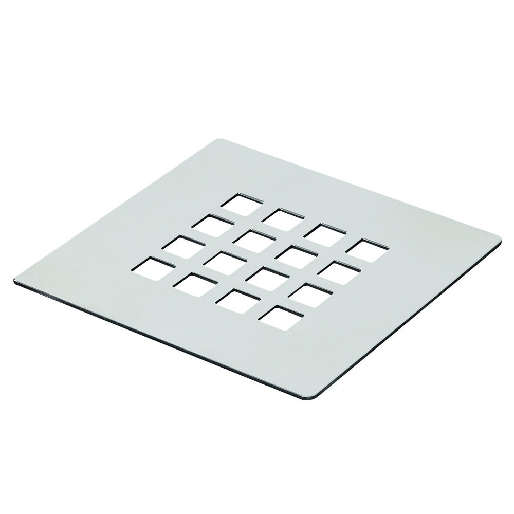 Imperia 90mm HiFlow Shower Waste with Chrome Grill Victorian Plumbing UK