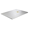 Imperia Light Grey Slate Effect Rectangular Shower Tray 1200 x 800mm with Brushed Brass Waste