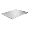 Imperia Light Grey Slate Effect Rectangular Shower Tray 1200 x 800mm with Chrome Waste