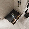 Imperia Wet Room Rectangular Tray Former Kit (Centre Waste in Chrome)