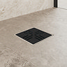 Imperia Wet Room Rectangular Tray Former Kit (Centre Waste in Matt Black)