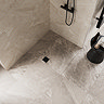 Imperia Wet Room Rectangular Tray Former Kit (Centre Waste in Matt Black)