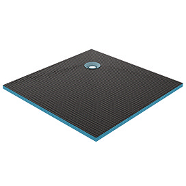 Imperia Wet Room Walk In Square Tray Former (Corner Drain)
