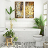 Windsor Brooklyn 1700 x 800mm Double Ended Freestanding Bath  In Bathroom Large Image