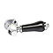 Imperial Chrome & Black Ceramic Cistern Lever Handle Large Image