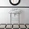 Imperial Etoile 530mm Small Basin + Chrome Basin Stand Profile Large Image