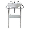 Imperial Etoile 530mm Small Basin + Chrome Basin Stand Large Image