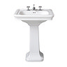 Imperial Etoile 605mm Medium Basin + Full Pedestal Large Image