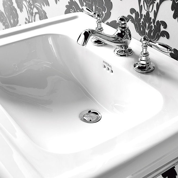 Imperial Etoile 700mm Large Basin + Full Pedestal Profile Large Image
