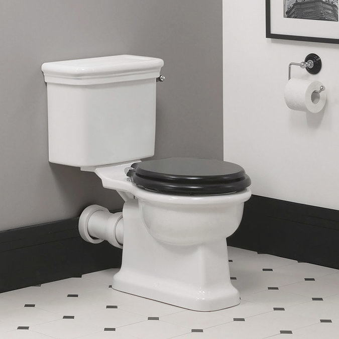 Imperial Etoile Close Coupled Toilet with Chrome Flush Lever Profile Large Image