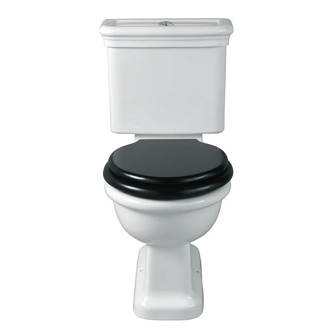 Imperial Etoile Close Coupled Toilet with Chrome Flush Push Button Large Image