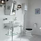 Imperial Etoile High Level Toilet with Polished Nickel Fittings Profile Large Image