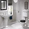 Imperial Etoile Low Level Toilet with Chrome Fittings Profile Large Image