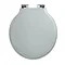 Imperial Etoile Soft Close Toilet Seat with Chrome Hinges - Grey Ecru Large Image