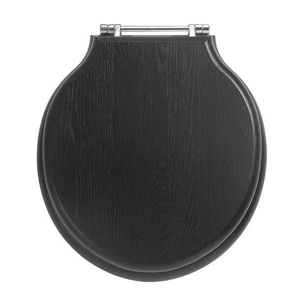 Imperial Etoile Standard Toilet Seat with Chrome Hinges Wenge