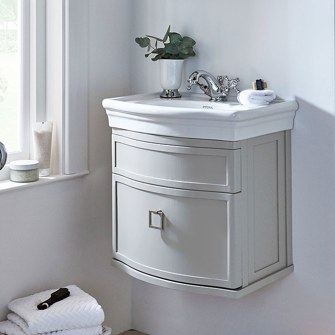 Imperial Etoile Verona Grey Ecru 530mm Wall Hung Vanity Unit  Profile Large Image