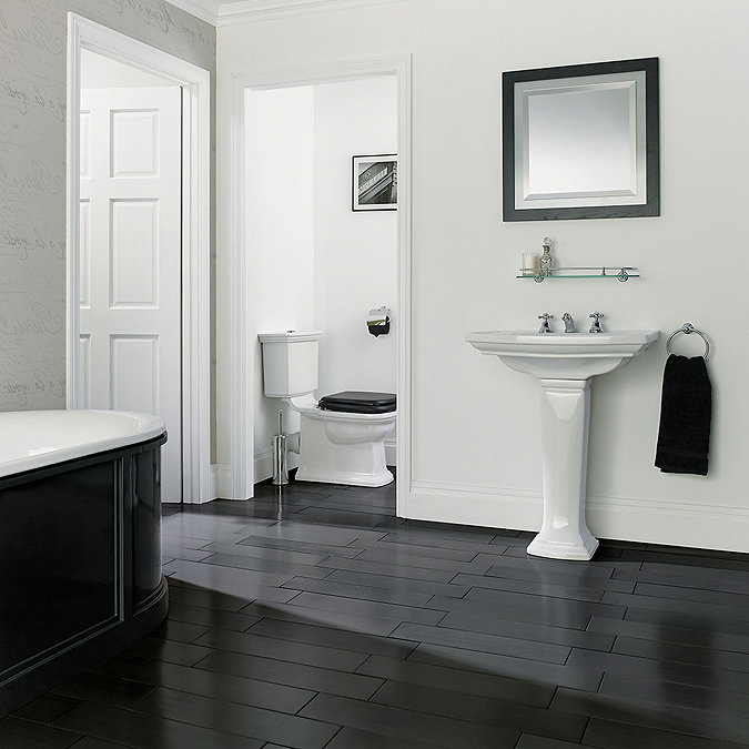 Imperial Radcliffe 600mm Medium Basin + Full Pedestal  Standard Large Image