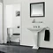 Imperial Radcliffe Close Coupled Toilet with Chrome Flush Lever Standard Large Image